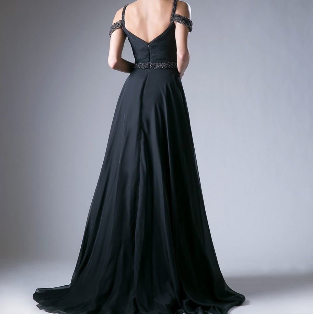 OFF SHOULDER BRIDESMAID EVENING MOTHER OF THE BRIDE DRESS - Picture 2 of 7